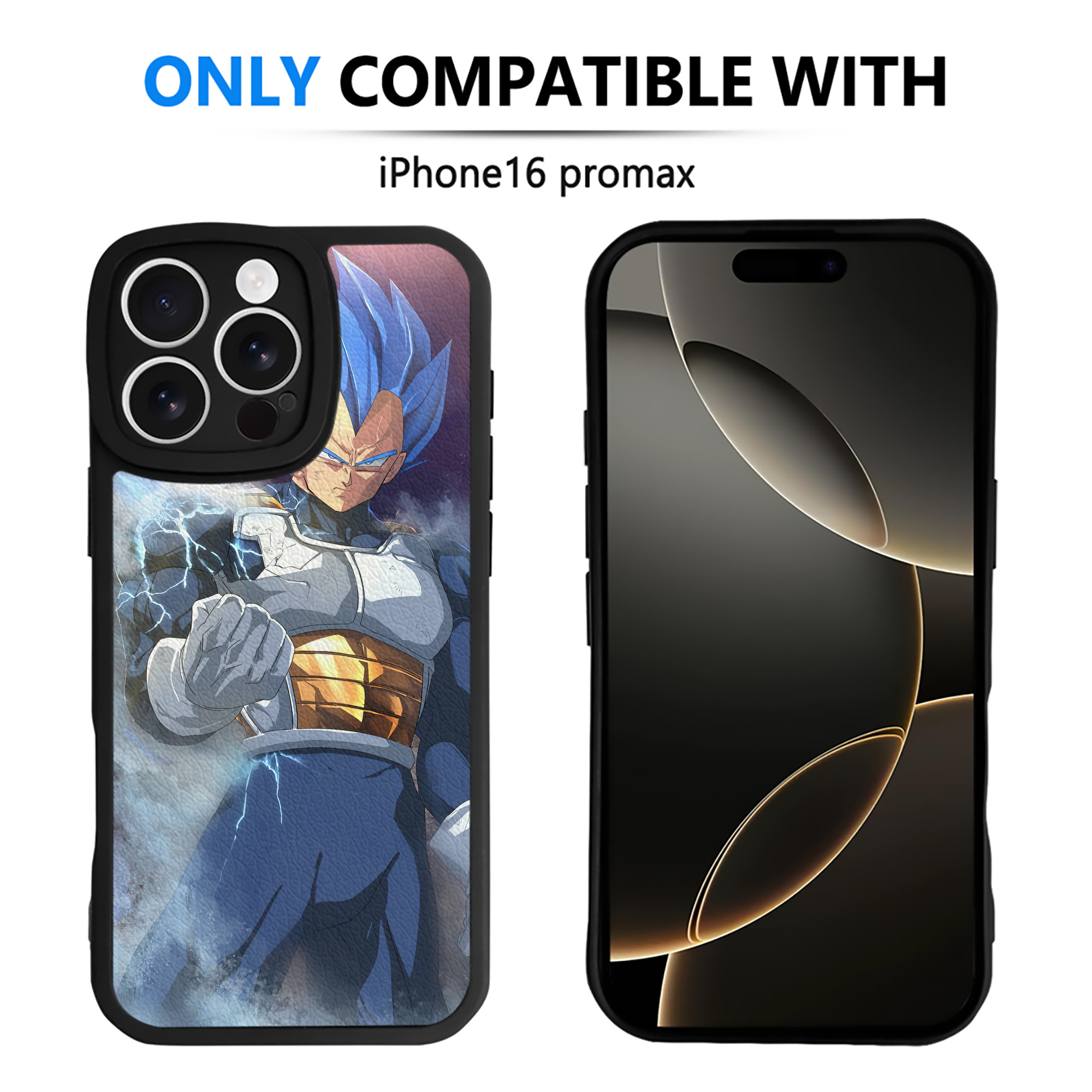 （画像用） ドラゴンボール DRAGON BALL 【iPhone 16シリーズ対応】シリコンスマホケース（レザー調） 材質：シリコン